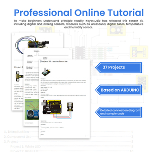 37 in 1 sensör kiti yükseltme V3.0 Scratch grafik programlama kök elektronik proje başlangıç kiti Arduino için