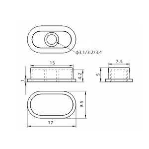 Tappo interruttore tattile JBLA156 6*6mm