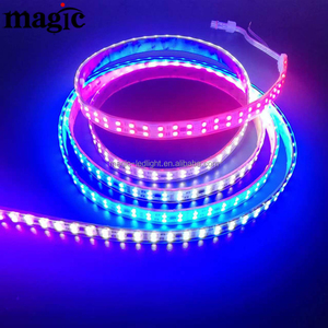 WS2814 24V สมาร์ทพิกเซลสองแถว KTV คลับโดยใช้ SPI แอดเดรส LED เทป RGB 2700K 3000K 4000K 5000K 6000K RGBW - Product Image 1