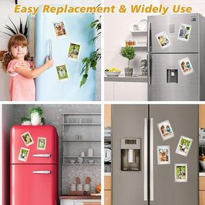 <strong>12</strong> Packs Acrylic Fridge Magnetic Picture <strong>Frame</strong> Magnetic Polaroid <strong>Frames</strong> for Photos Instax Mini <strong>Frame</strong> Clear 2.36 <strong>X</strong> 3.54 Inch - Product Image 5