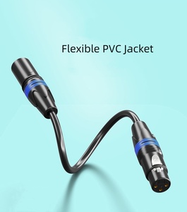 高品质专业3针公母Xlr音频麦克风电缆Xlr至Xlr扬声器麦克风扬声器连接器电缆