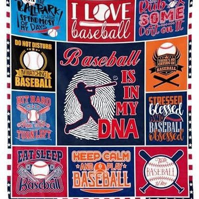 Baseball blanket