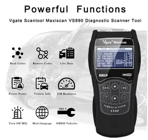 2024最新Vgate VS890S OBD2诊断扫描仪VS890 Vgate扫描工具VS 890 CAN-BUS多语言汽车代码阅读器 - Product Image 2