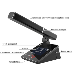 Professional Wireless Microphone Conference Using 2.4G Desktop Conferencing System <strong>Discussion</strong> - Product Image 2