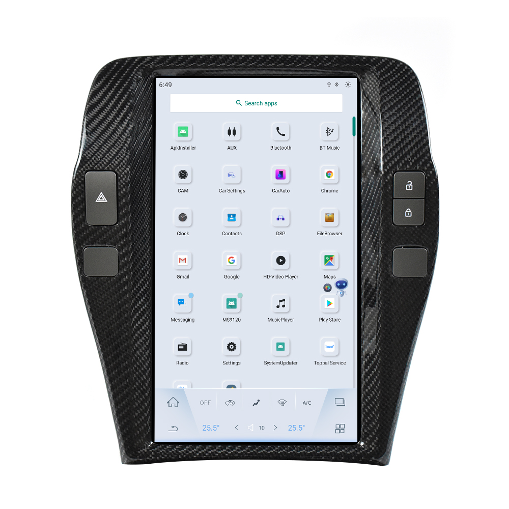 Fibre de carbone Carplay 8 + 256G