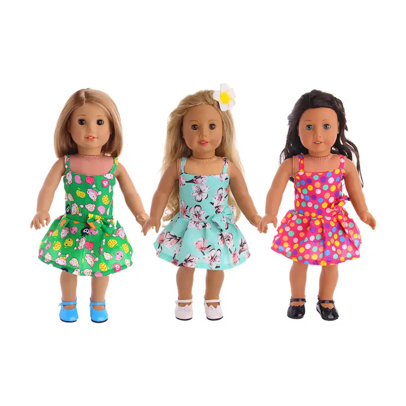 New Fashion Dress Wear per 18 pollici American Doll Girl e 43Cm Baby New Born Doll abbigliamento accessori regalo di compleanno