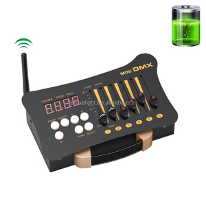 Портативный мини-DMX 54-канальный сценический свет перезаряжаемый аккумулятор беспроводной контроллер для вечеринок, диммеры, продукт категории - Product Image 2