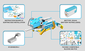 200-in-1 Educational STEM Building Robotics Kit Scratch Junior Programmierung Lernen für Kinder 6 Coding Robot als Geburtstags geschenk