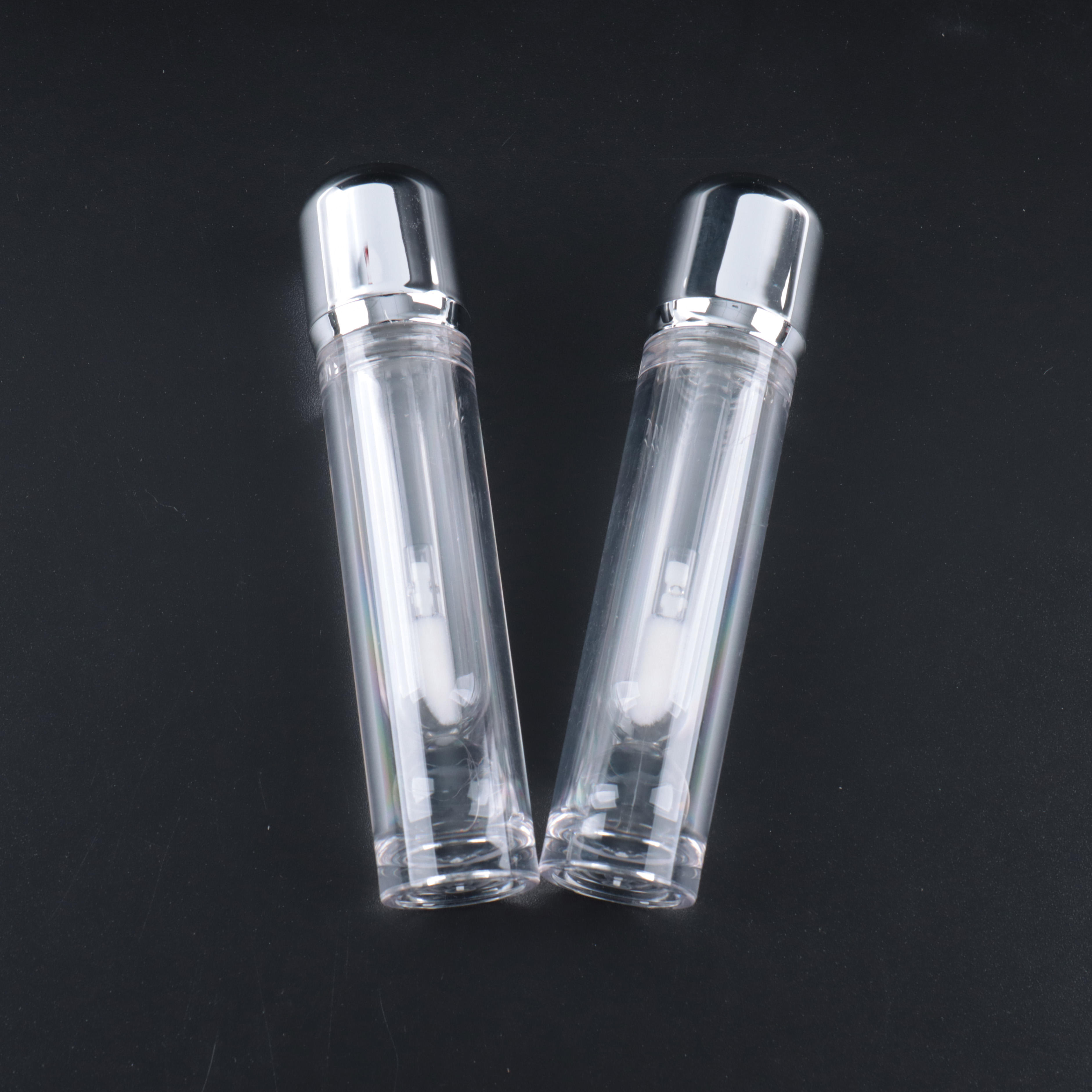 Silver Cap + Clear Tube