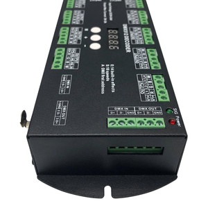 36 Kanäle Digital anzeige LED-Controller 36CH DMX512 Decoder für RGBW LED Strip Controller