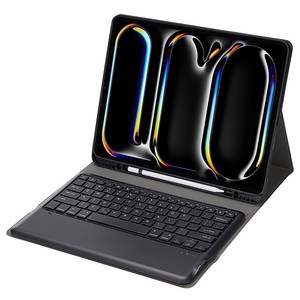 Funda de cuero para teclado Bluetooth A14B para iPad Pro 13 (2024), funda para teclado Bluetooth con ranura para bolígrafo, funda ultrafina para tableta - Product Image 4