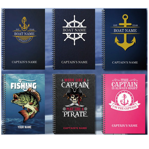 Seaman günlüğü kitap uçuş günlüğü kitap kaptan özel logbook dizüstü not defteri dergisi planlayıcısı özel baskı - Product Image 1
