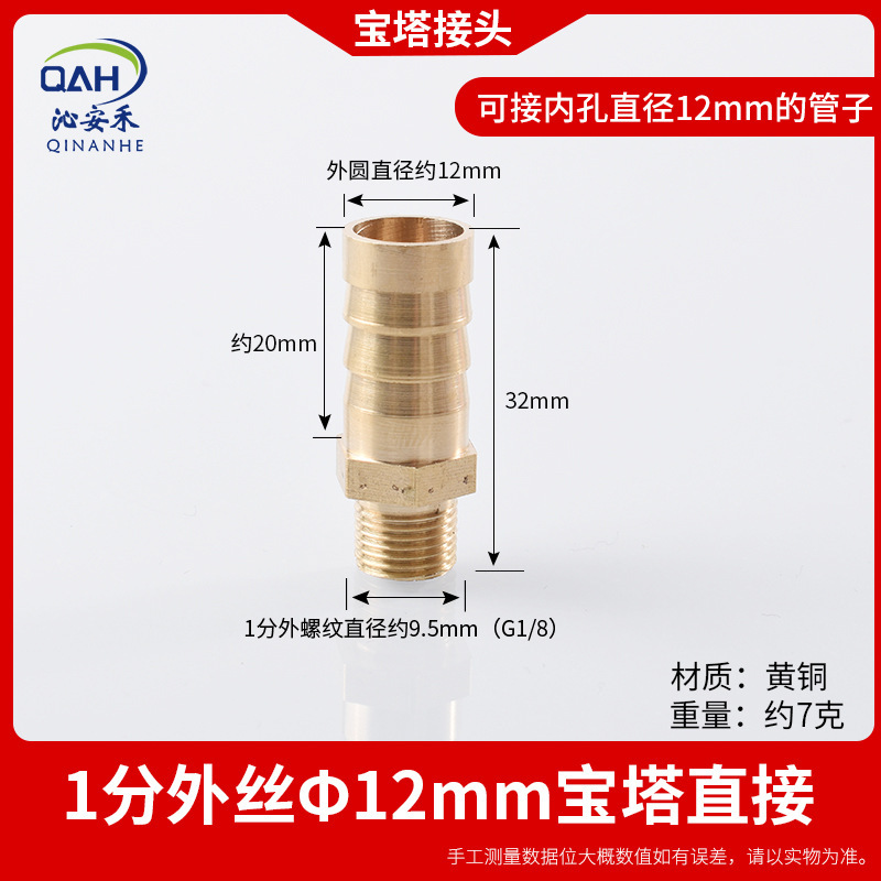1 minute outer wire insert 12mm pagoda