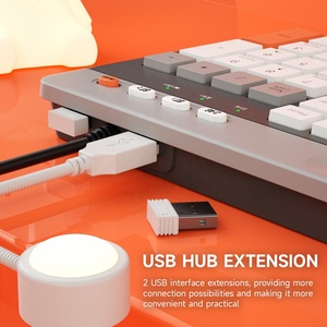 Mini teclado inalámbrico a precio de fábrica, interfaz USB de 2,4g para Bluetooth, modo Triple, recargable para ordenador, portátil, tableta, Oficina - Product Image 4