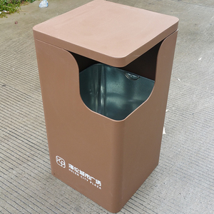 Cubo de basura de alta calidad, contenedor de basura reciclable de acero inoxidable, Cubo de reciclaje de basura sanitaria para reciclaje de oficina para Hotel - Product Image 4