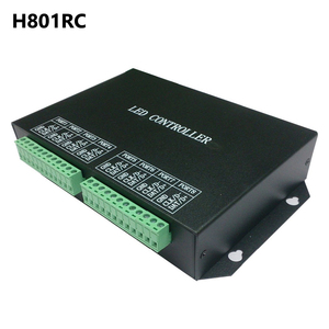 LED Pixel <strong>Decoder</strong> H801RC Support 8192 Pixels Work With <strong>Computer</strong> Network Marster Controller H803TV or H803TC 8 Ports Slave