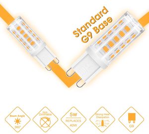 LOHAS <strong>5W</strong> <strong>G9</strong> <strong>LED</strong> Corn Light 3000K 6000K Mini Ceramic Bulbs Decorative Light <strong>LED</strong> <strong>G9</strong> Light Corn Bulb for Chandelier - Product Image 4