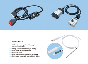Ntc Pt100/pt500/pt1000 High Temperature <strong>Sensor</strong> Probe to USB Pcba Molding Connector for Immersion/duct Temperature Monitor - Product Image 4
