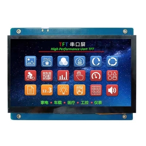 Display trasmissivo LCD da 7 pollici con pannello a sfioramento capacitivo 1024x600 tipo di risoluzione IPS display lcd UART - Product Image 5