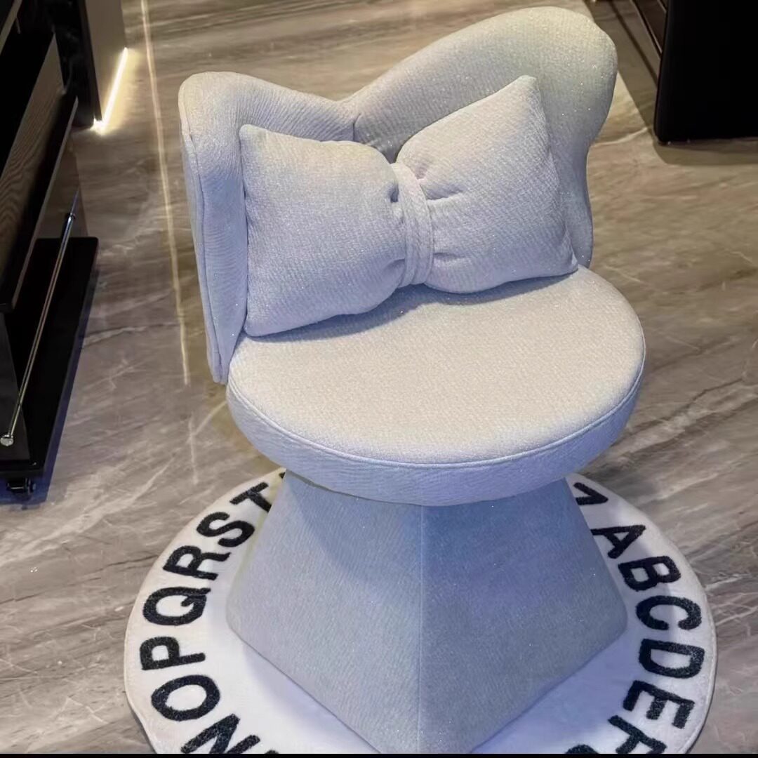 butterfly chair milk white-360 rotation plus pillow