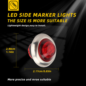 カスタマイズされた色トラックLedマーカー信号トレーラーLEDサイドライトDOT 3/4インチ - Product Image 3