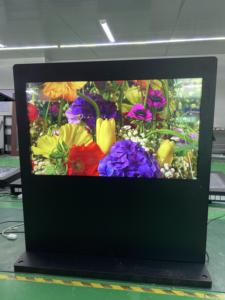 IP65 Waterproof Landscape 65 pollici slim outdoor 2000 nits display pubblicitari con software CMS telecomando - Product Image 2
