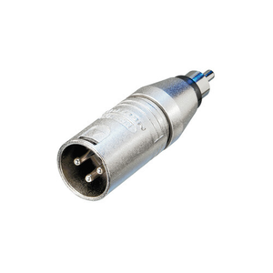 NA2MPMM 3 polos XML macho RCA/Adaptador de enchufe de teléfono 5A conexión de corriente nominal para Audio Video ABS carcasa con contactos de cobre - Product Image 1
