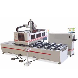 China Cabinet Woodworking <strong>Cnc</strong> <strong>Router</strong> With <strong>Auto</strong> <strong>Load</strong> <strong>Unload</strong> System