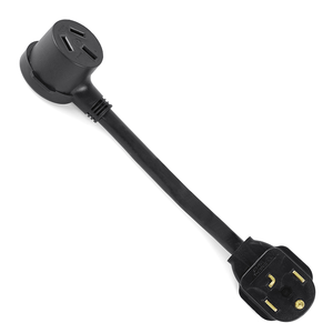 NEMA 10-50P 14-30R için 3 Prong 4 Prong 50Amp 30Amp için 120V/240V kaynakçı kurutma RV uzatma güç kablosu RV Camper jeneratör için - Product Image 2