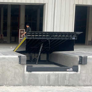 Equipamento de logística para armazém de caminhões de desempenho de pico, elevador hidráulico para doca de carga, niveladores hidráulicos para doca