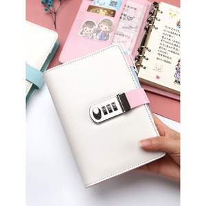 高颜值多功能方形日记本女生小学生散叶笔记手帐组合 - Product Image 5