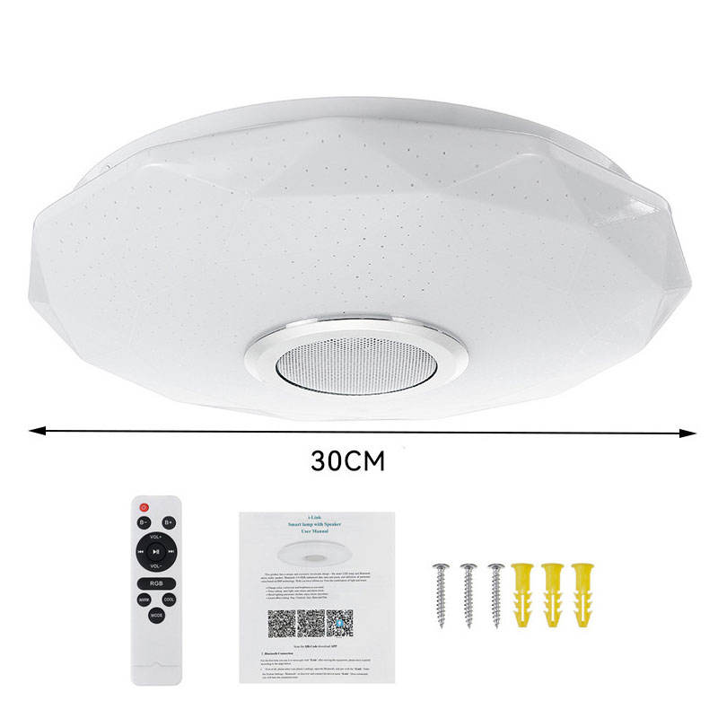 Ciel étoilé blanc avec télécommande