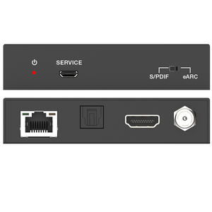 Extensor óptico HDMI Toslink EARC sobre Cat 6 hasta 100m para sistema de cine en casa - Product Image 1