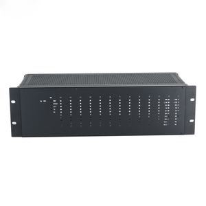 Chất lượng cao 3U Trung Quốc nhà sản xuất kim loại âm thanh nhôm hồ sơ khuếch đại trường hợp tủ điều khiển điện tử 14 solts subrack - Product Image 3