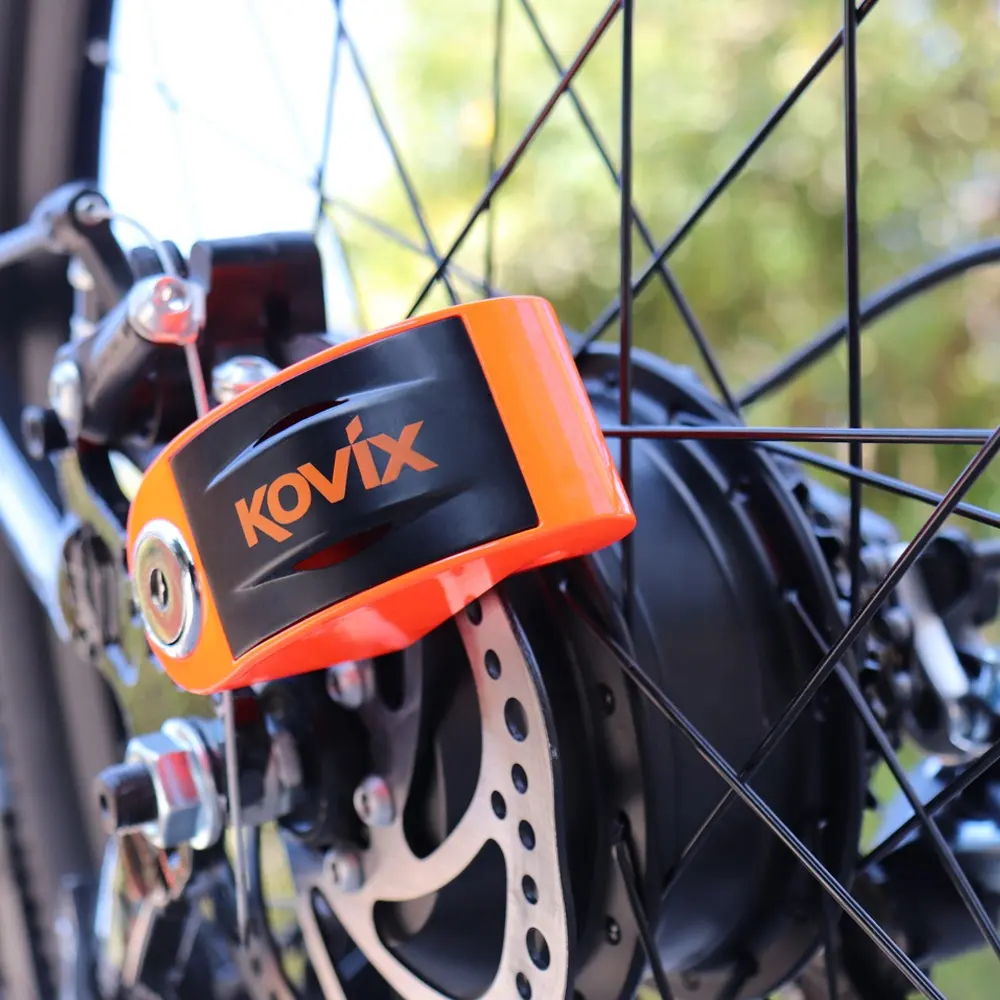 2022 Kovix Nieuwe Universal Disc Lock Lange Levensduur Batterij Motorfiets Scooter Disc Lock Kabel Beveiliging Scooter Elektrische Volwassen