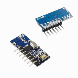 FOYUM 433 MHz Wireless Decoding Receiver 4-Kanal-Ausgangsmodul 433 MHz 1527 Lerncode Fernbedienung sender