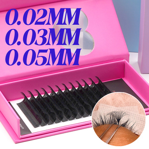 Cashmere <strong>Lashes</strong> Mega Volume Soft and Very Light Synthetic Silk <strong>Lashes</strong> 0.03 0.04 0.05 0.07mm Volume Cashmere Eyelash Extension - Product Image 5