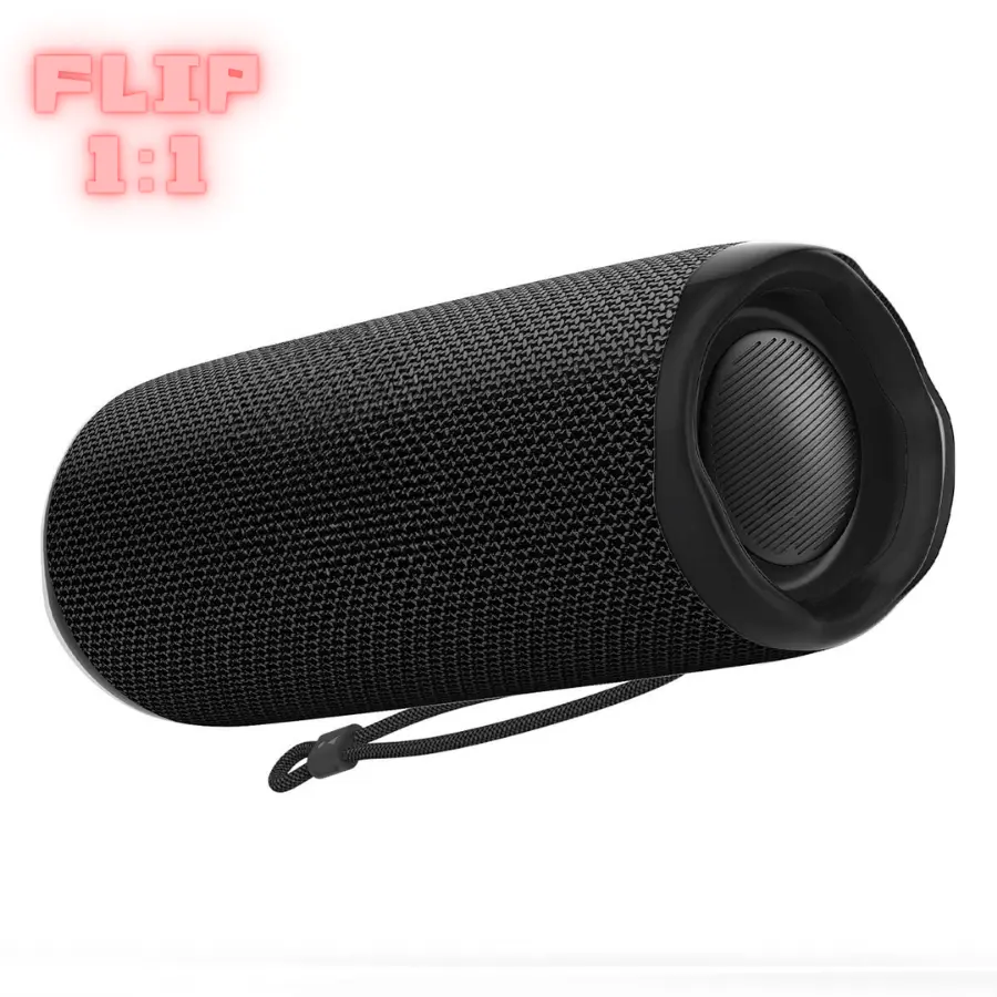 Kozh Flip 6 Eric Ye Caisson de basses portable et étanche pour l'extérieur Haut-parleur Flip 6 sans fil 60w Fort Avec Tf Usb Fm Aux Flip6