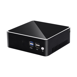 ZOOMWIN Hot Sale Günstige Box Computer J4125 Quad Core Win10/11 System 1000M LAN HD VGA Display 12V X86 Tragbarer Büro computer