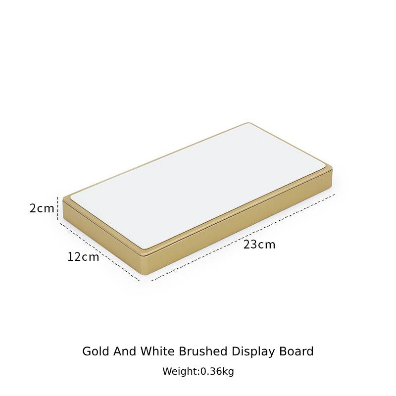 Gold White Brushed Display Board H2