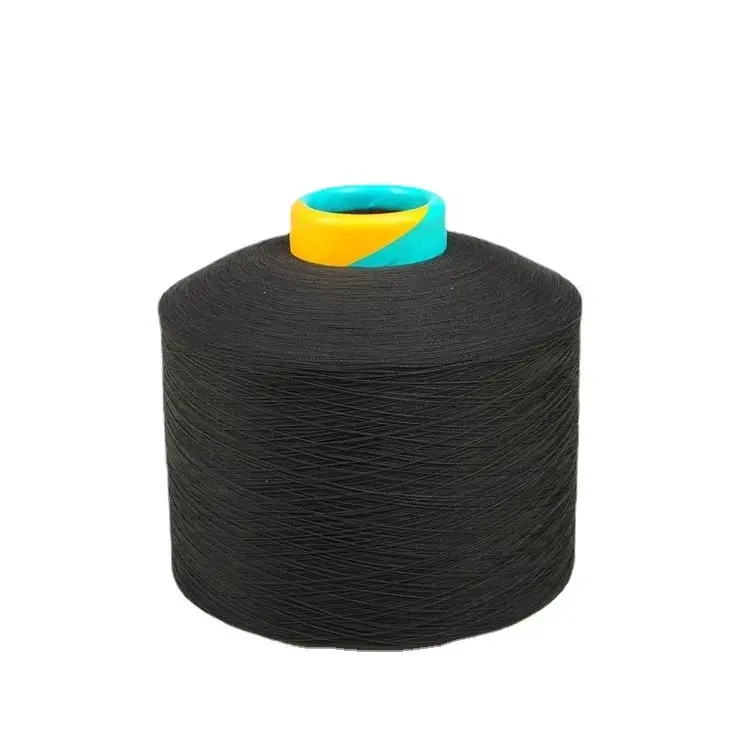 high quality dty yarn 150/48 polyester knitting yarn dyed colors 100% polyester filament yarn for knitting