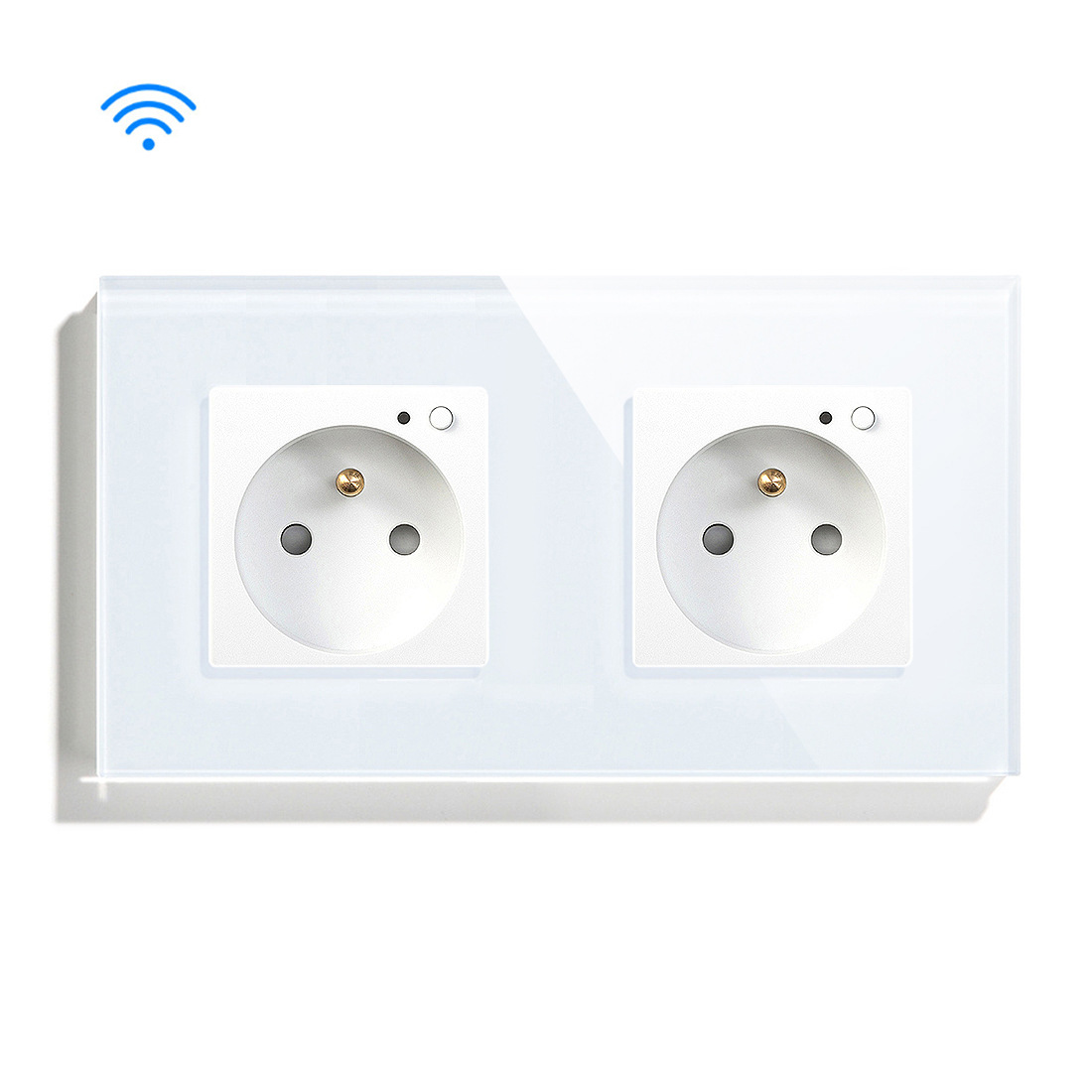 Prise intelligente Zigbee double standard FR