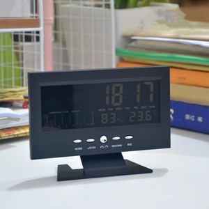 Цветной экран голосового управления цифровые часы календарь погода - Product Image 5