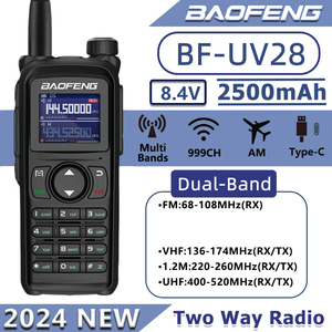 Baofeng UV-28 PC-Programm VOX Rausch unterdrückung Drahtloser Langstrecken sender Profession elles schwarzes Handheld-Walkie-Talkie - Product Image 2