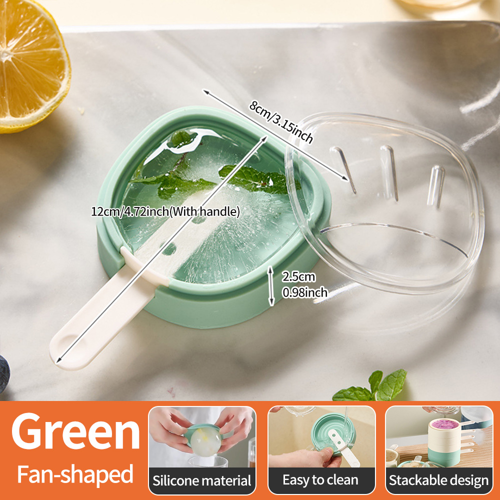 Green Fan-shaped
