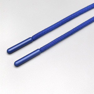 Pantalones deportivos de 5mm con cordón, cuerdas de punta de Metal coloridas, forma redonda, cordones con cordón de 140CM, sudaderas con capucha, cordones para ropa - Product Image 4
