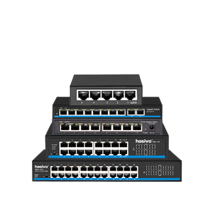 5 8 16 24 porte Ethernet VLAN Gigabit interruttore di rete Fo alloggiamento rete di monitoraggio Desktop Ethernet Switch - Product Image 1