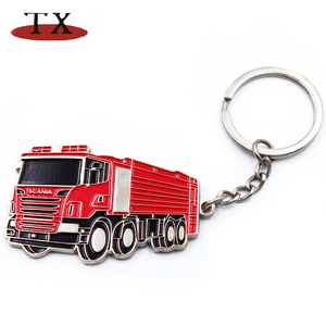 Hình Dạng Tùy Chỉnh 3D Infill Màu Crane Hoist Errick Máy Xúc Kim Loại Kẽm Hợp Kim Keychain - Product Image 6