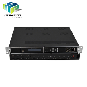 Cable TV codificador de cabecera modulador 8 12 16 24 HD Mi H.264 a Ip DVBT RF salida codificador modulador equipo de cabecera - Product Image 6