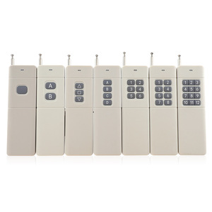電源スイッチ1/2/4ボタン長距離ワイヤレス433mhzリモコン送信機学習タイプ - Product Image 1